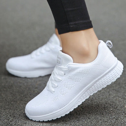 Celine | Walk-Friendly Lightweight Lace-Up Cushioning Sneaker