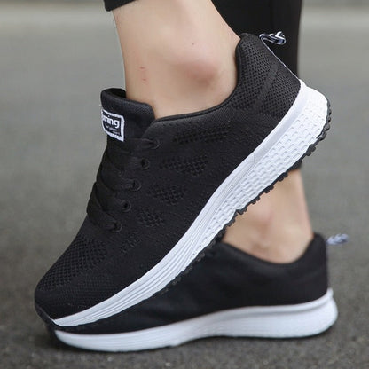 Celine | Walk-Friendly Lightweight Lace-Up Cushioning Sneaker