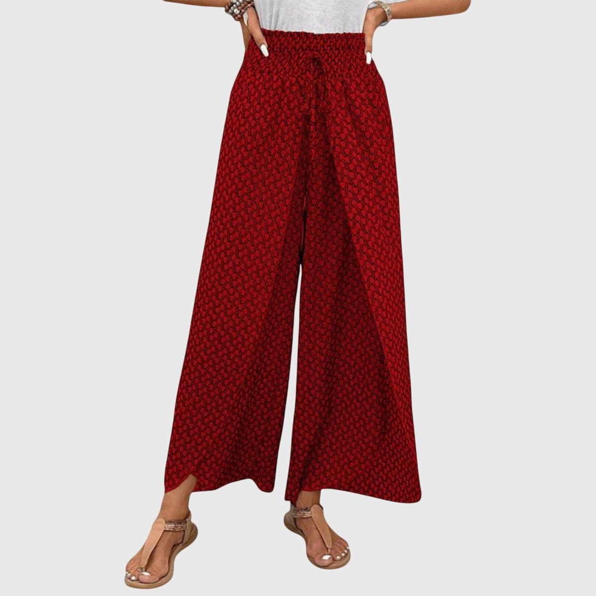 Onorina | Desk-to-Dinner High-Waist Palazzo Silhouette Pants