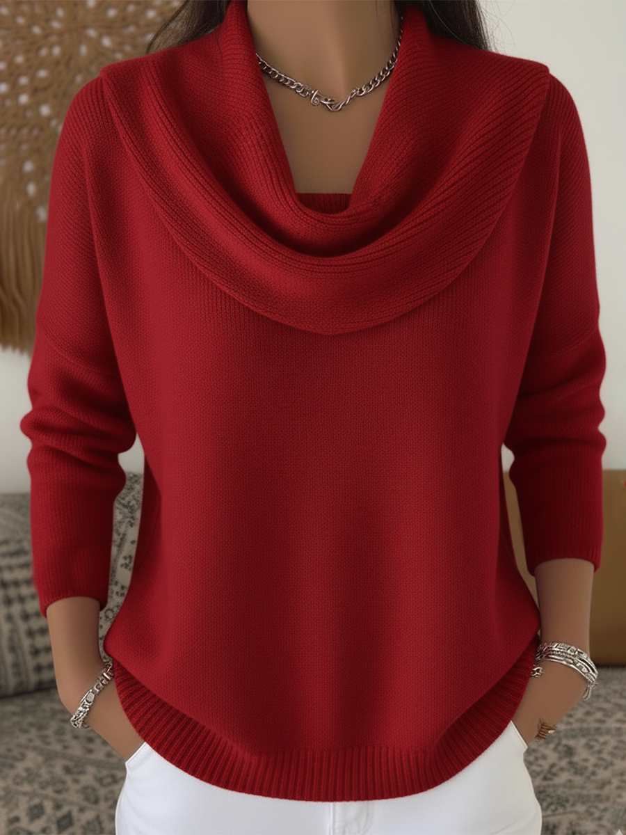 Armelina | City Cowl Collar Softness Sweater