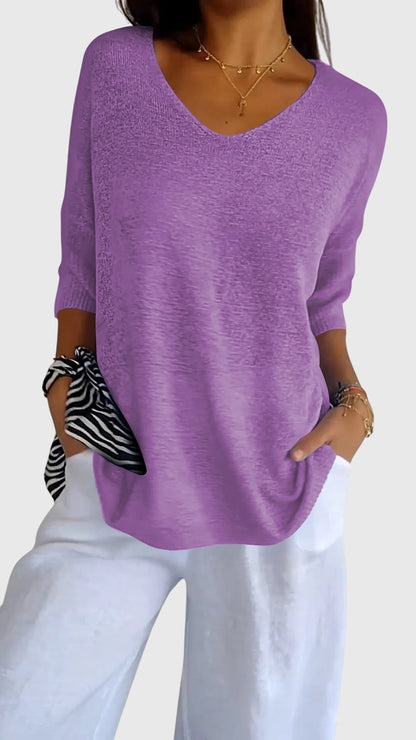 Alitta | Desk-to-Dinner Breathable Knit Silhouette Top