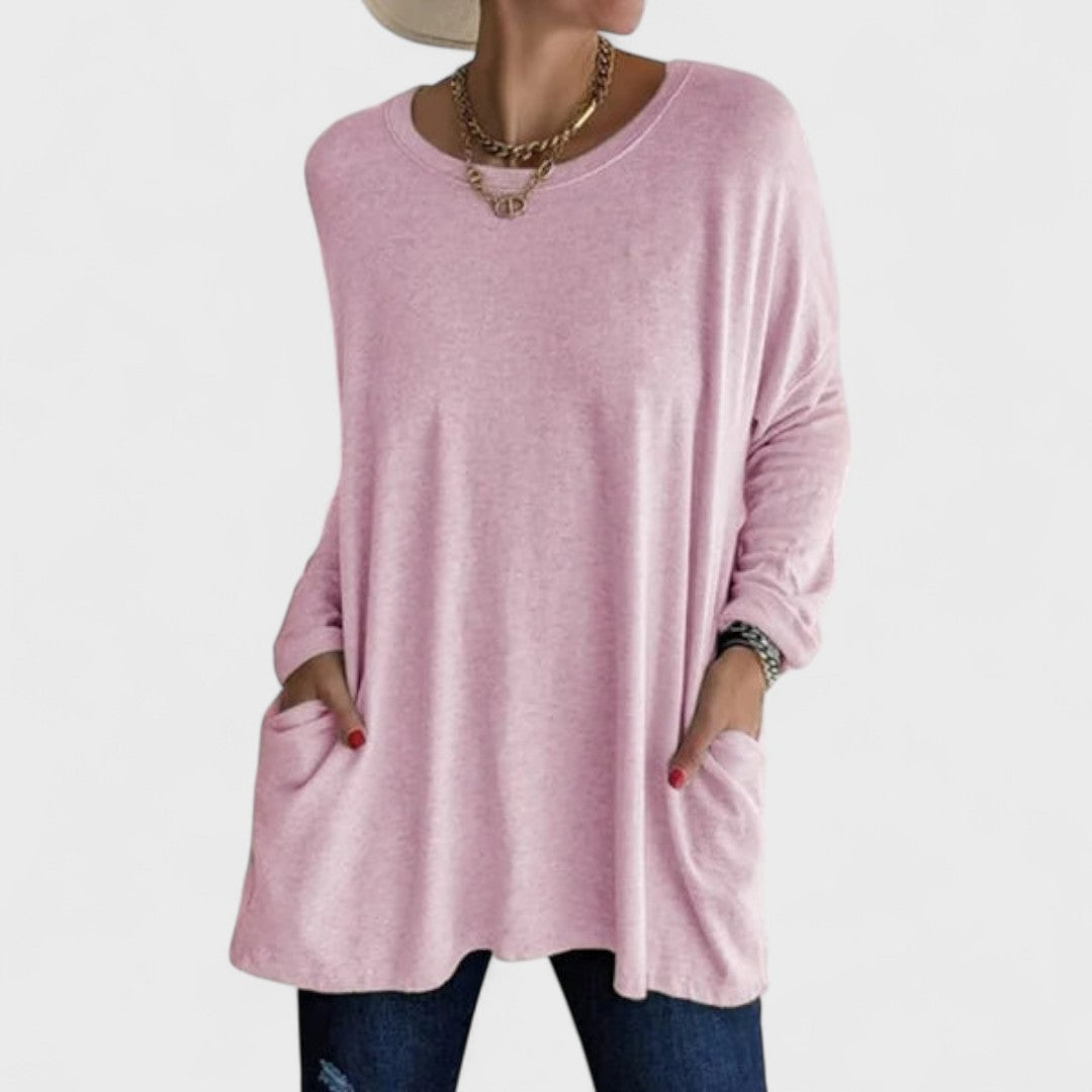 Angeletta | Layering Lightweight Long-Sleeve Style Top