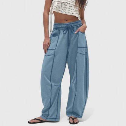 Odila | Travel-Ready Baggy-Leg Silhouette Pants