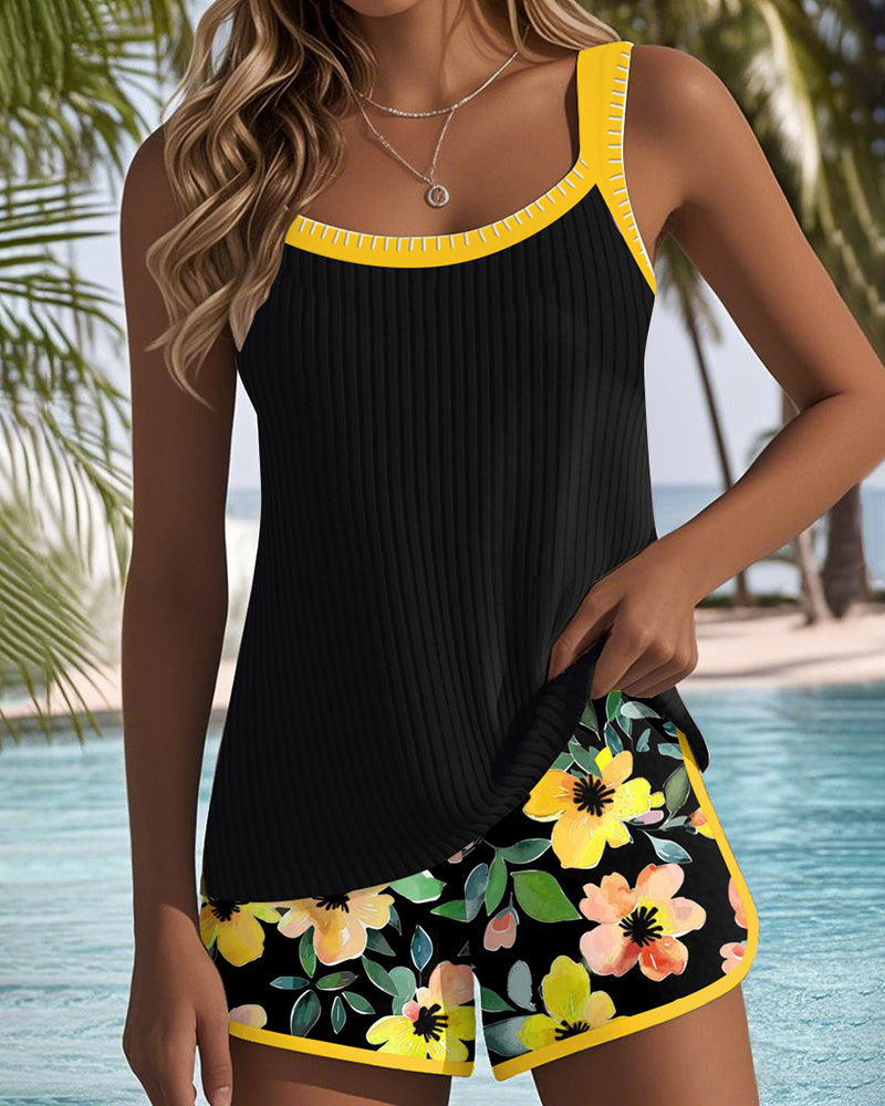 Alessia | Poolside Tummy-Control Two-Piece Fit Swimsuit