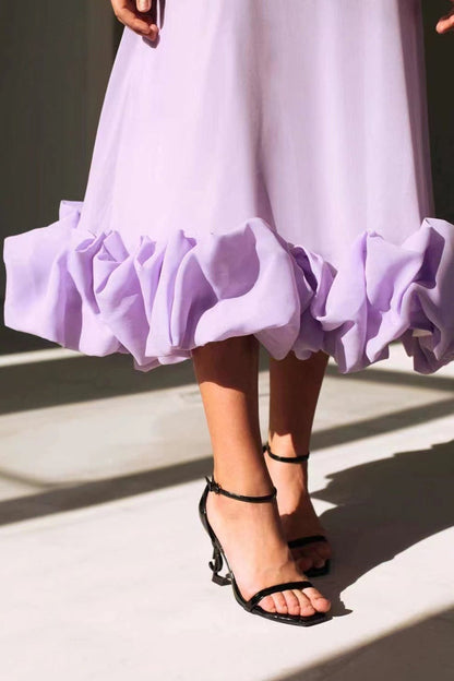 Fioralisa | Weekend Ruffled Hem Piece Dress