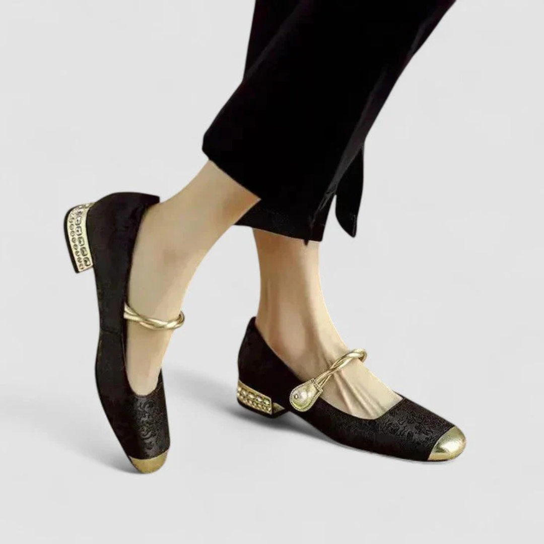 Marziana | Office Summer Strap Comfort Heel