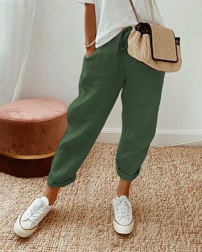 LUCY | Airy Breathable Linen Comfort Pants