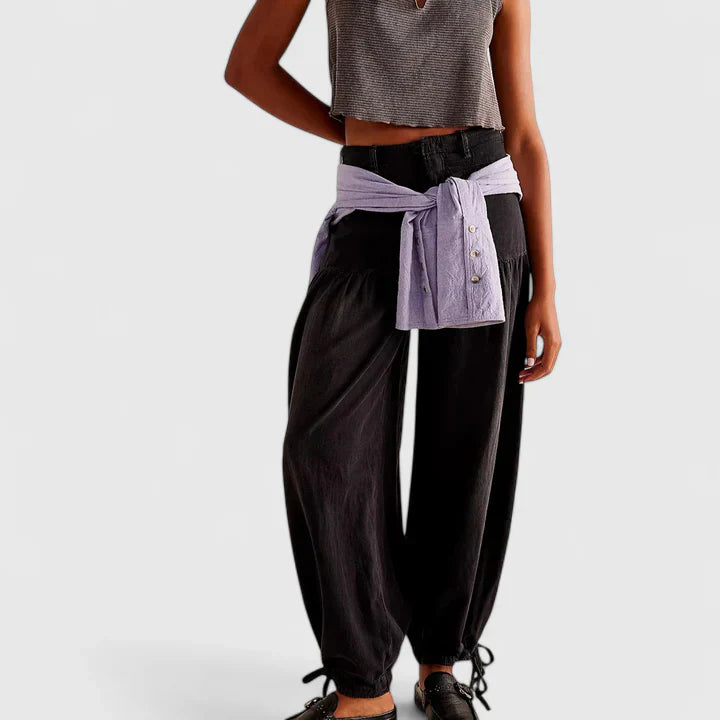 Adelisa | Office-Ready Breathable Pleated Movement Pants