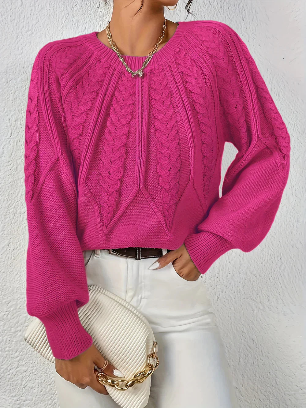 Asenia | Weekend Knit Texture Sweater