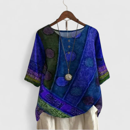 Alessa | Weekend Oversized Boho Silhouette Top