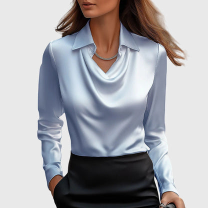 Bianca | Effortless Pleated Lightweight Fit Blouse