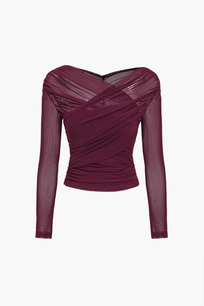 Speranzina | Office-Ready Ruched Figure-Defining Comfort Top