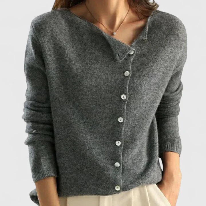 Fina | Transitional Button-Down Knit Softness Cardigan