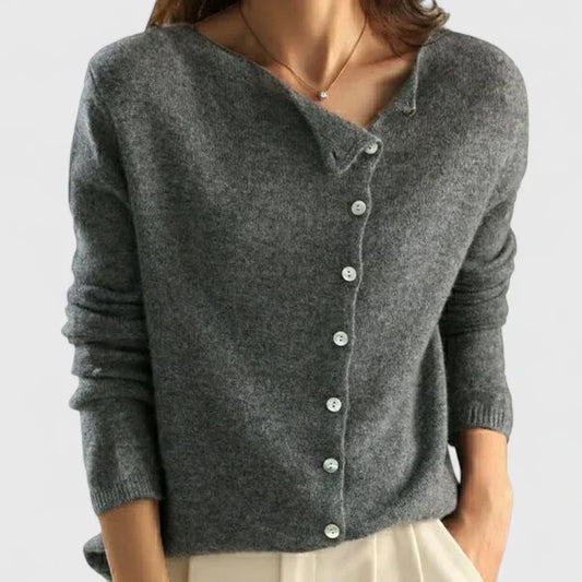 Fina | Transitional Button-Down Knit Softness Cardigan