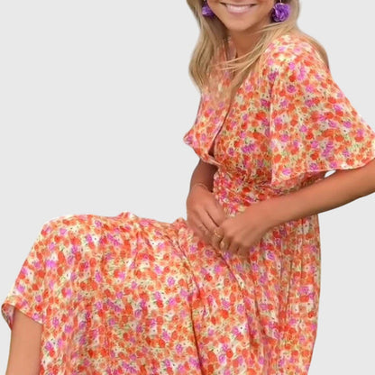 Ochwia | Brunch Breathable Maxi Drape Dress