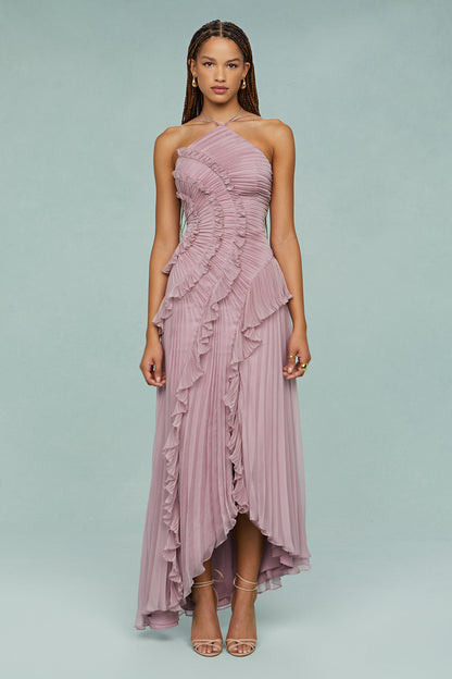 Bonagiunta | Getaway Halterneck Pleated Piece Dress