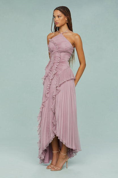 Bonagiunta | Getaway Halterneck Pleated Piece Dress