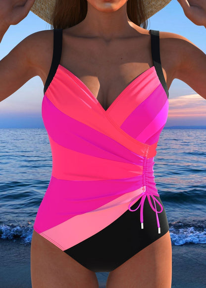 Adorabella | Holiday Wrap Printed Fit Swimsuit