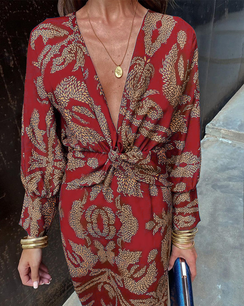 Zara | Sun-Soaked Wrap Maxi Detailing Dress
