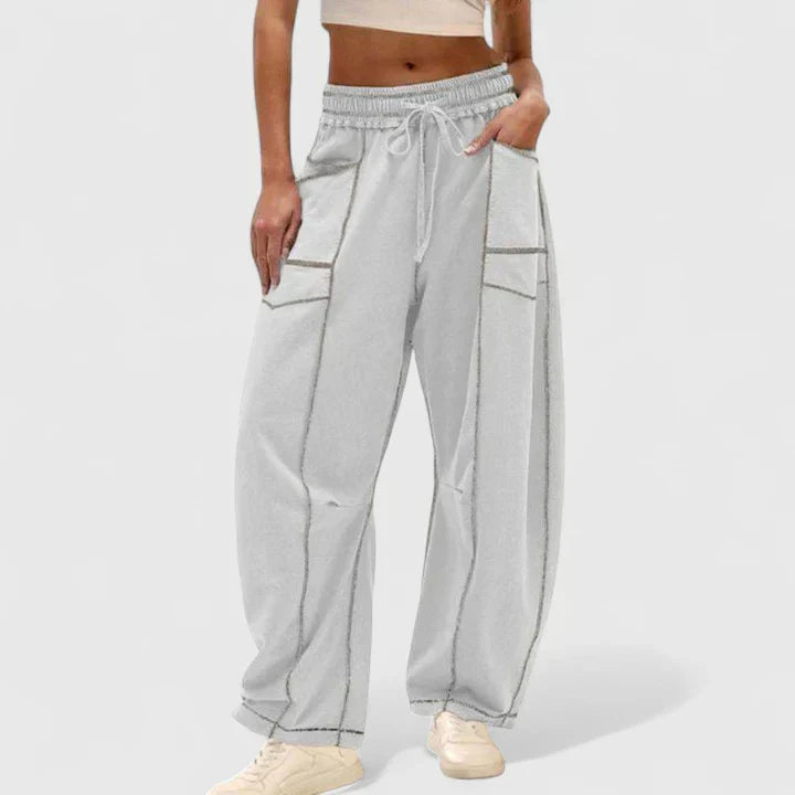 Odila | Travel-Ready Baggy-Leg Silhouette Pants