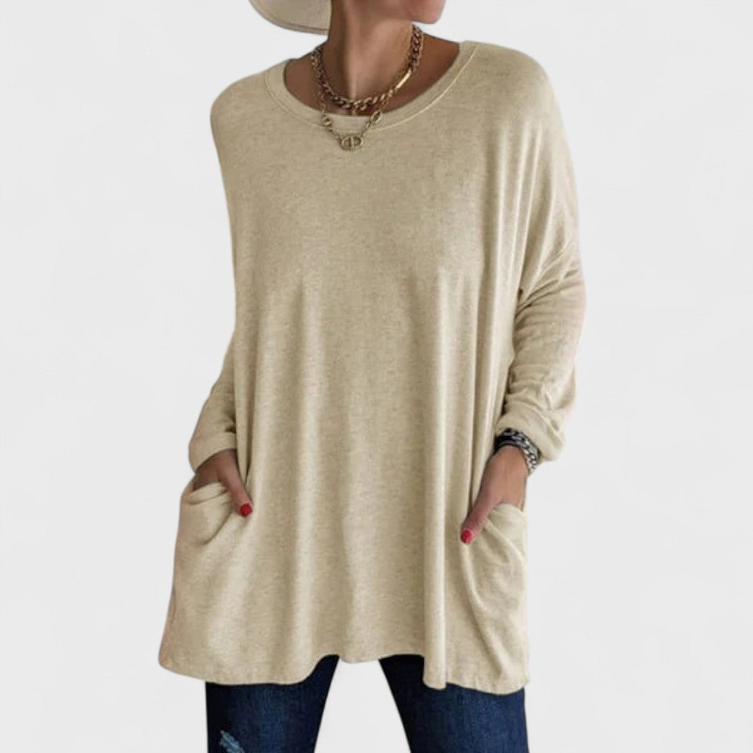 Angeletta | Layering Lightweight Long-Sleeve Style Top