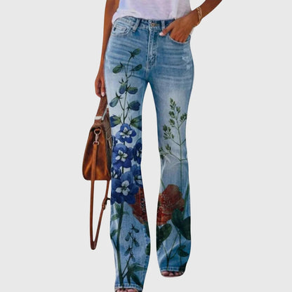 Melisande | All-Day Floral Skinny Fit Jeans