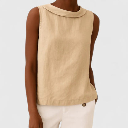 Alesia | Everyday Lightweight Sleeveless Silhouette Top