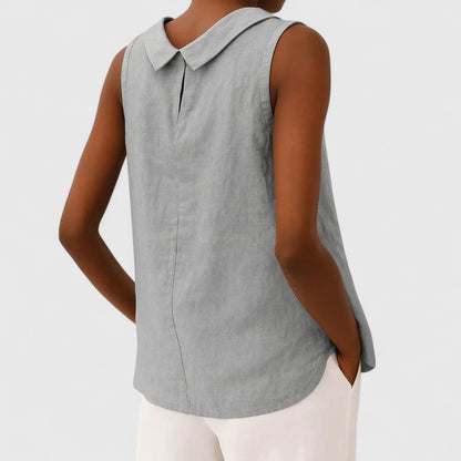 Alesia | Everyday Lightweight Sleeveless Silhouette Top