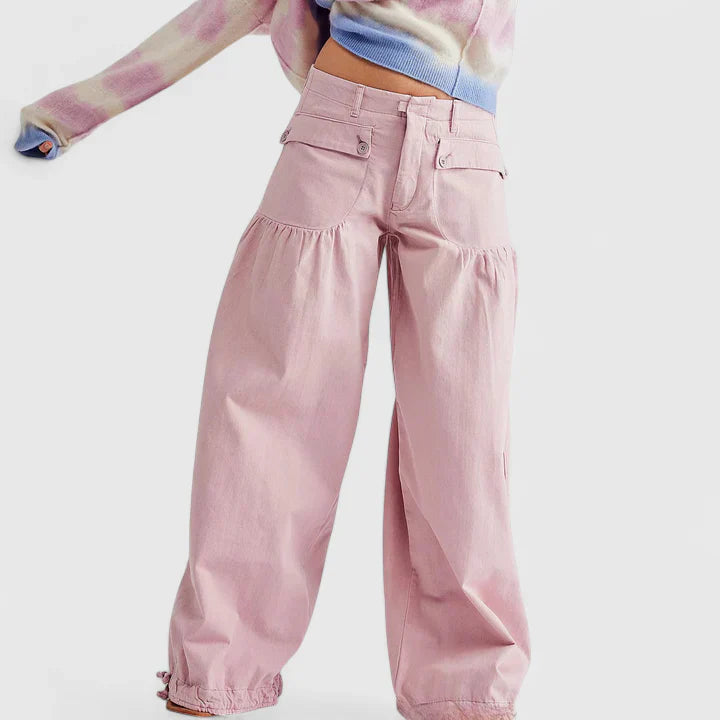 Adelisa | Office-Ready Breathable Pleated Movement Pants