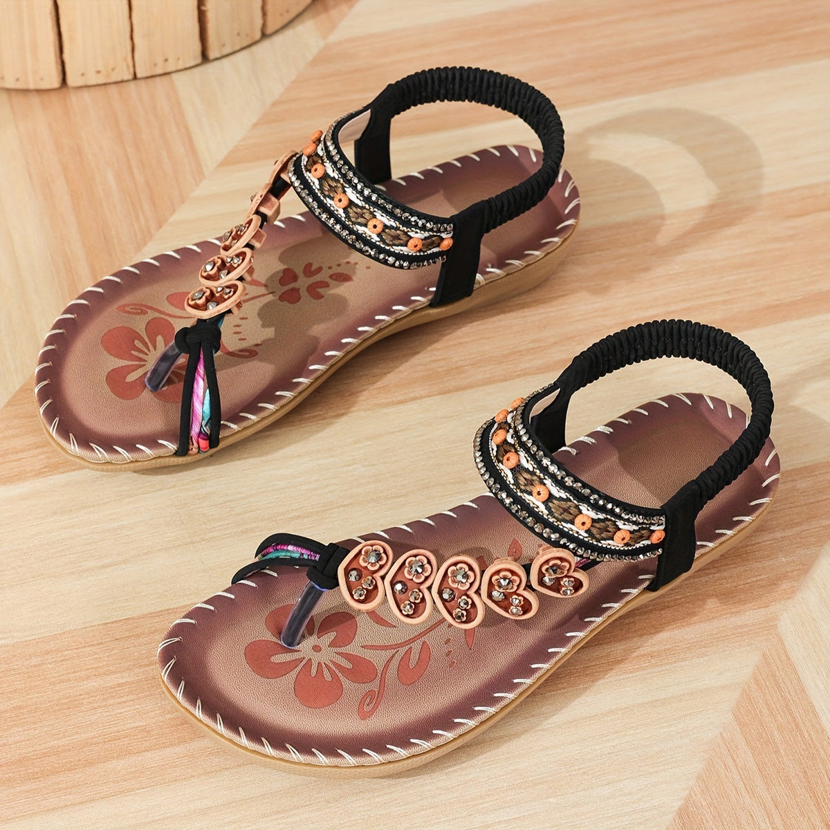 Ernestina | Everyday Summer Floral Comfort Flat