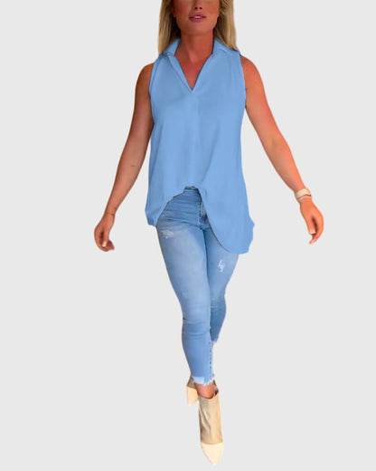 Anisia | Airy Lightweight Sleeveless Style Top