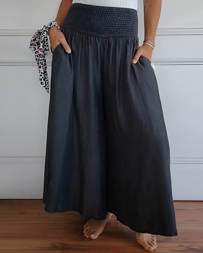 Lorraine | Soft Elastic-Waist Pants
