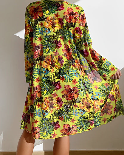 Edda | Weekend High-Waist Floral Fit Set