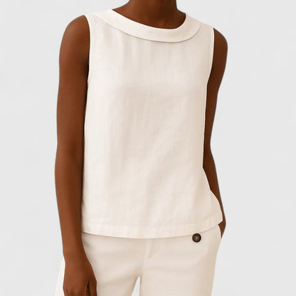 Alesia | Everyday Lightweight Sleeveless Silhouette Top