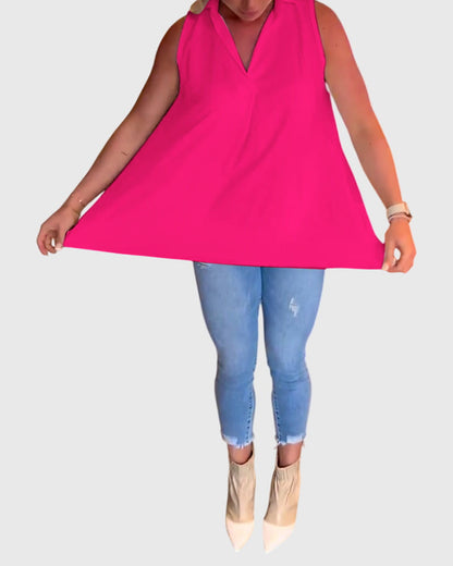 Anisia | Airy Lightweight Sleeveless Style Top