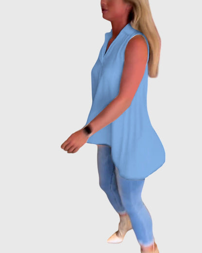 Anisia | Airy Lightweight Sleeveless Style Top