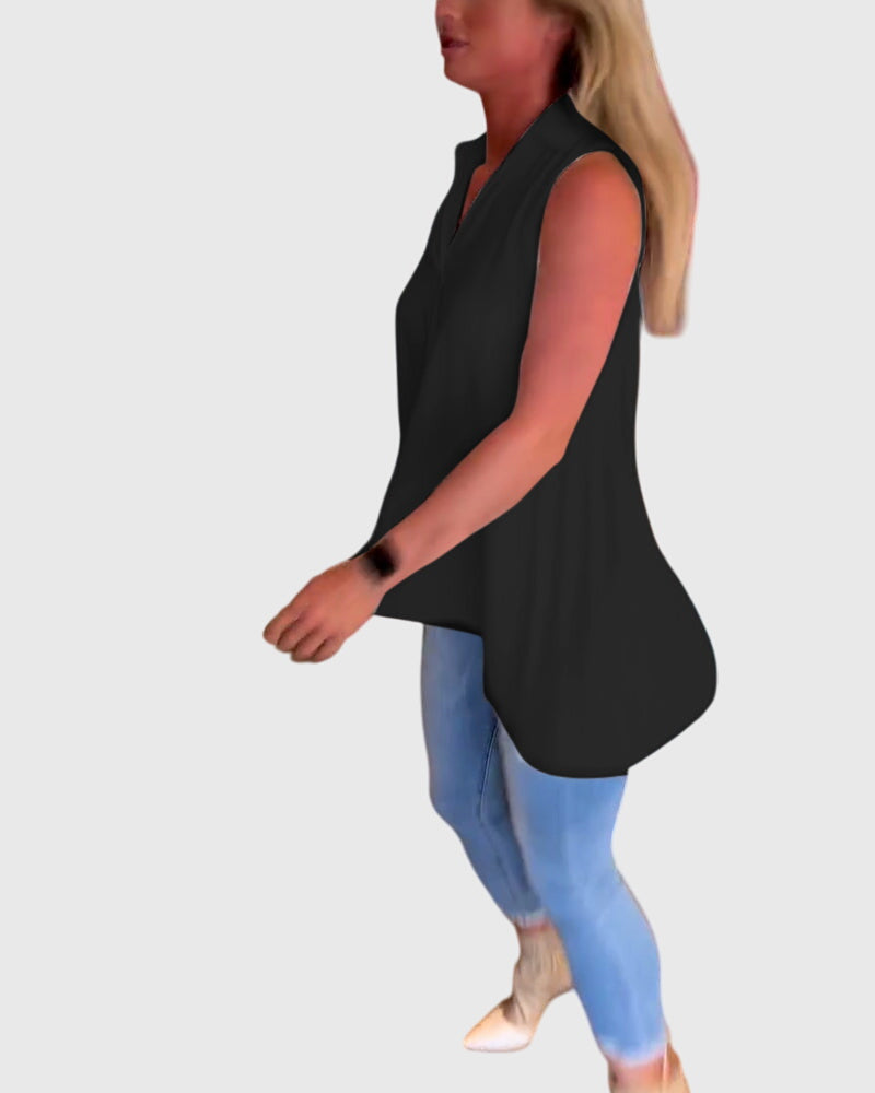 Anisia | Airy Lightweight Sleeveless Style Top