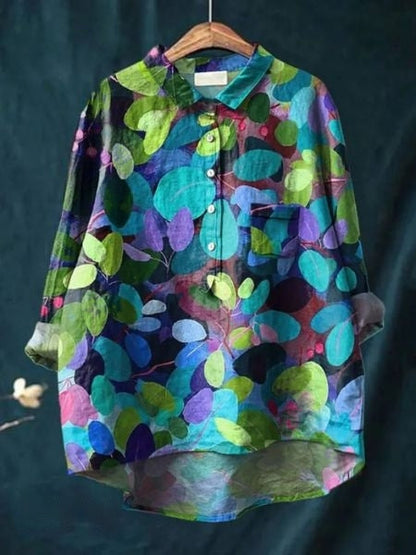 Paulette | Feminine Floral romantic Finish Blouse