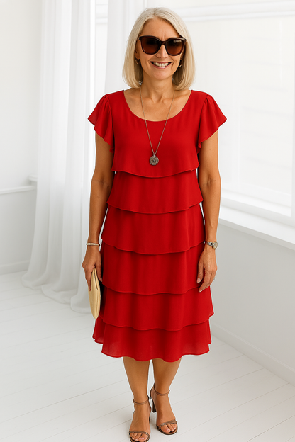 Eduarda | Getaway Midi Layered Look Dress