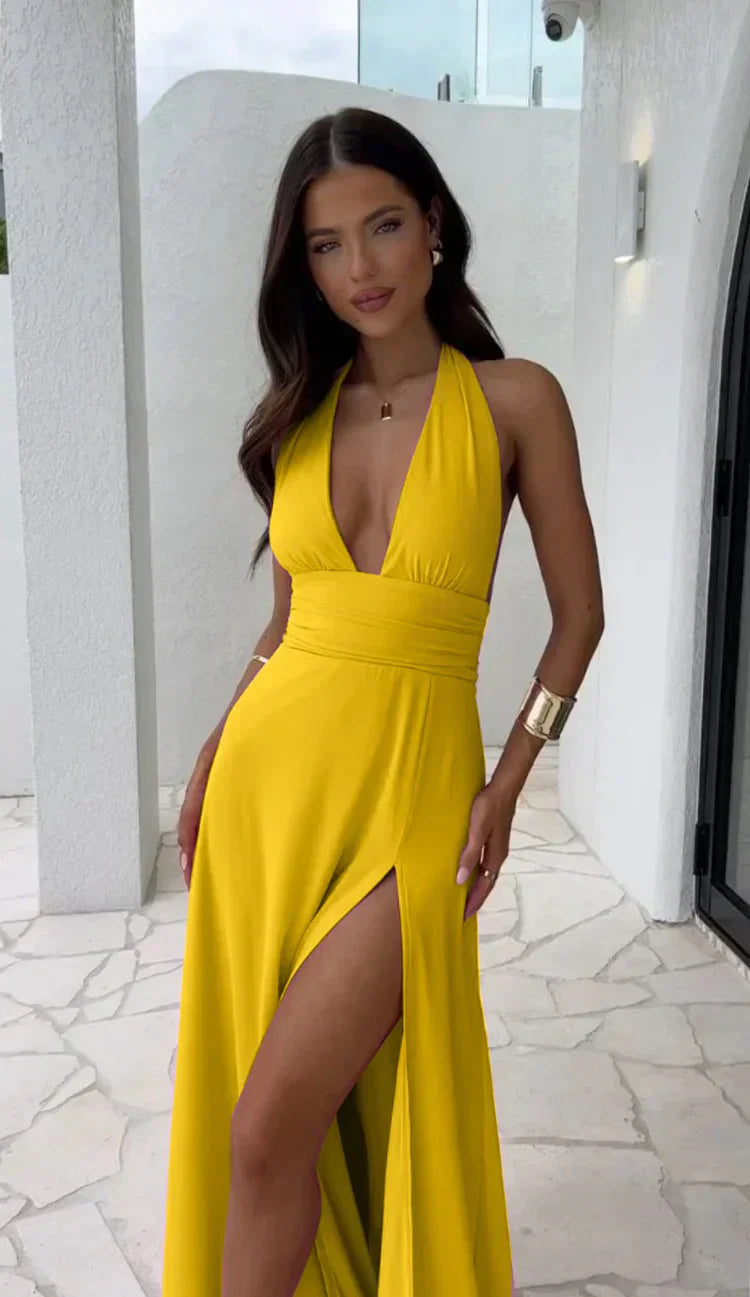 Alexia | Resort Chiffon Maxi Detailing Dress