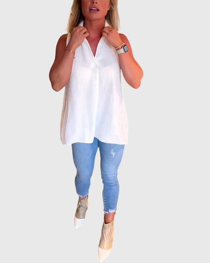 Anisia | Airy Lightweight Sleeveless Style Top