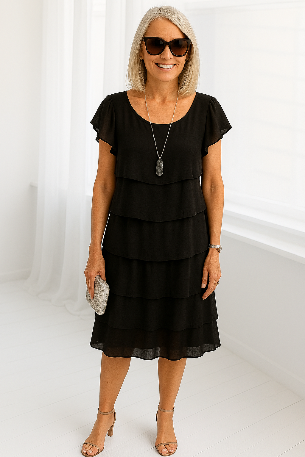 Eduarda | Getaway Midi Layered Look Dress