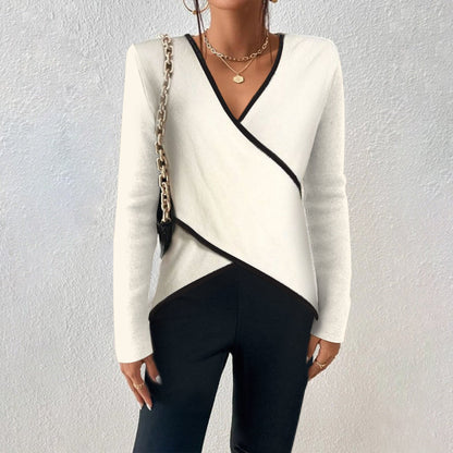 Xanthe | Cold-Weather Wrap V-Neck Fit Sweater