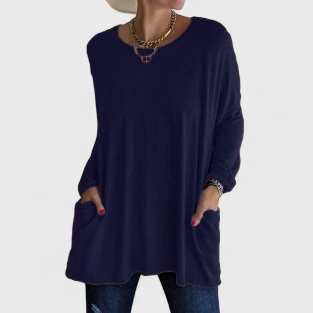 Angeletta | Layering Lightweight Long-Sleeve Style Top