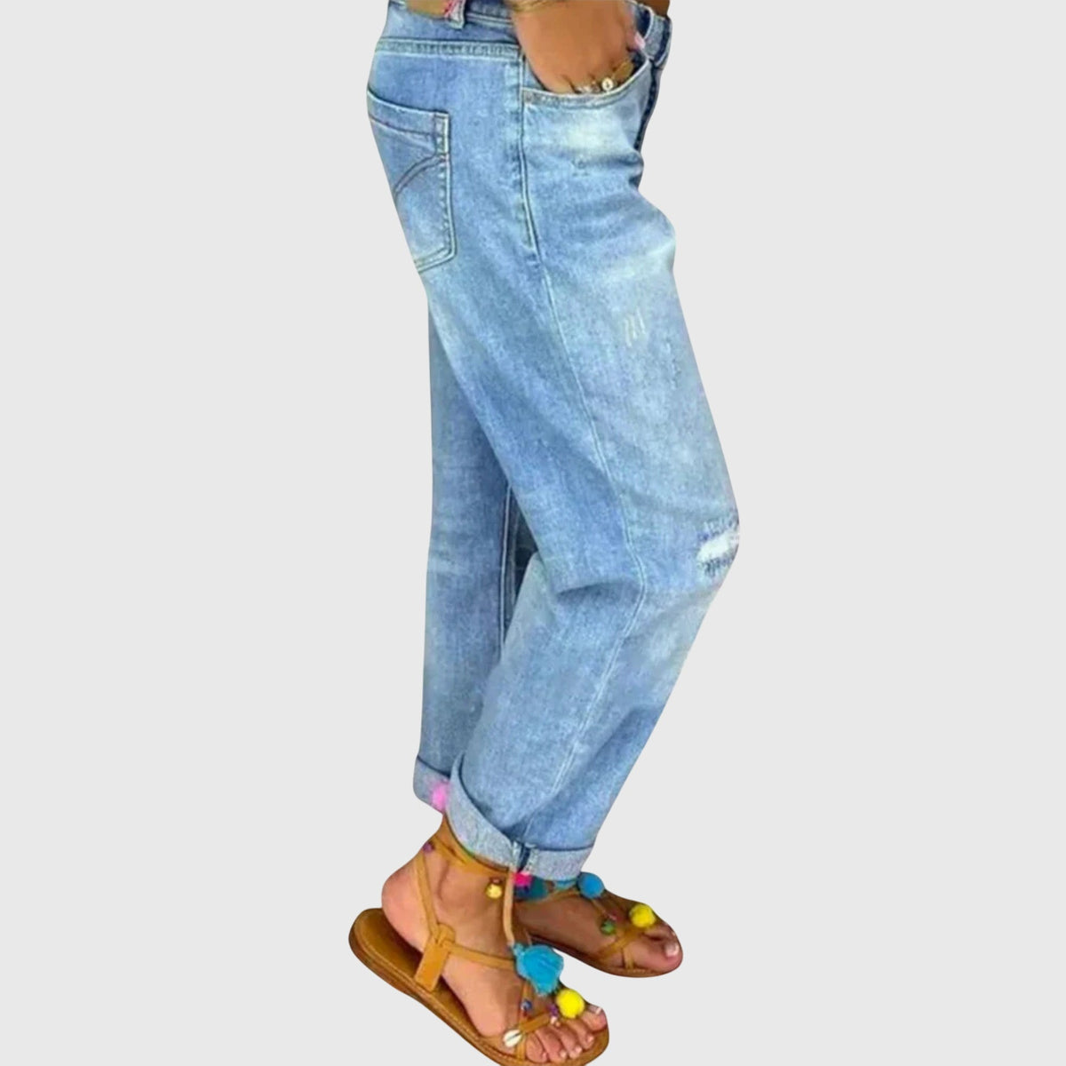 Adelgonda | All-Day Baggy Stretch Jeans