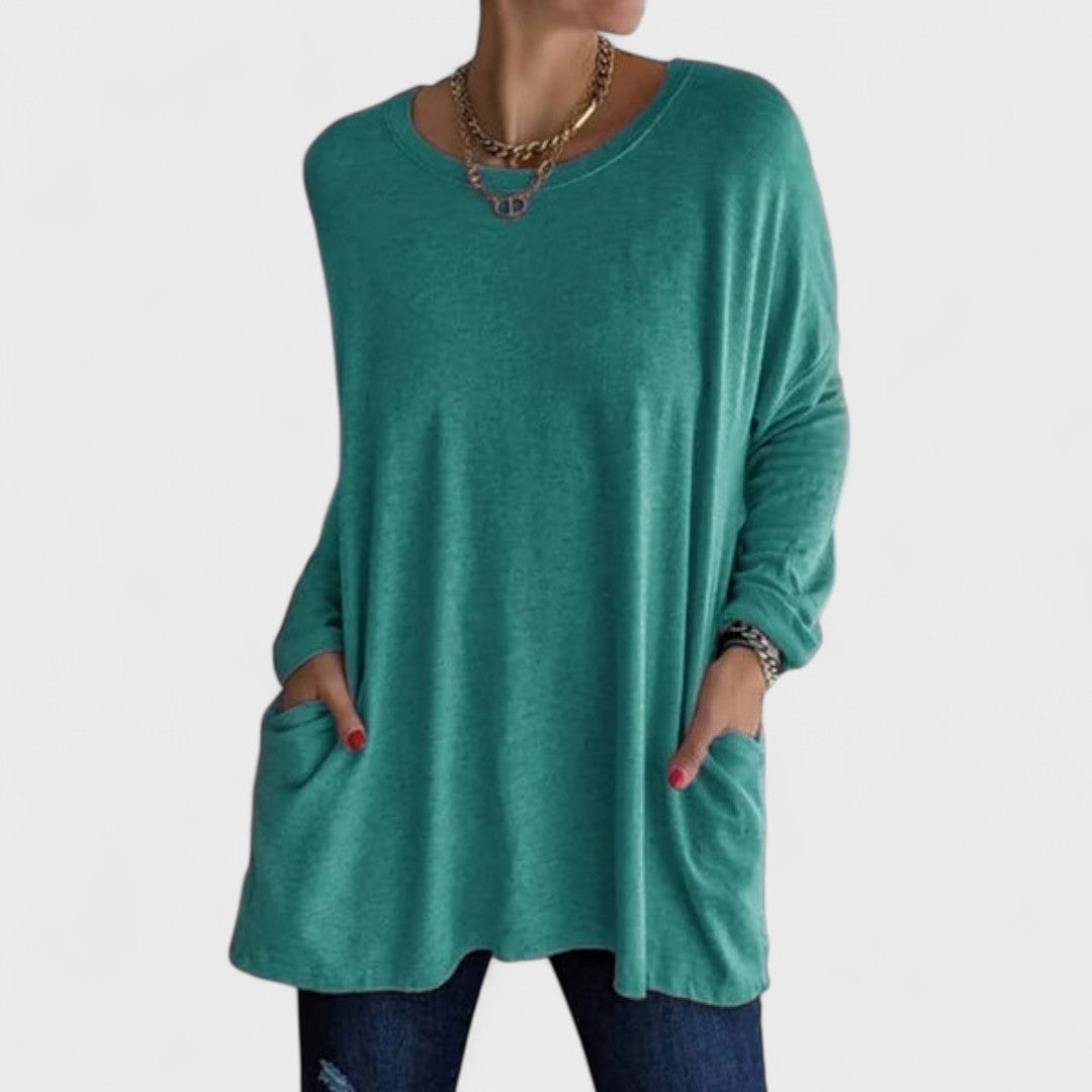 Angeletta | Layering Lightweight Long-Sleeve Style Top