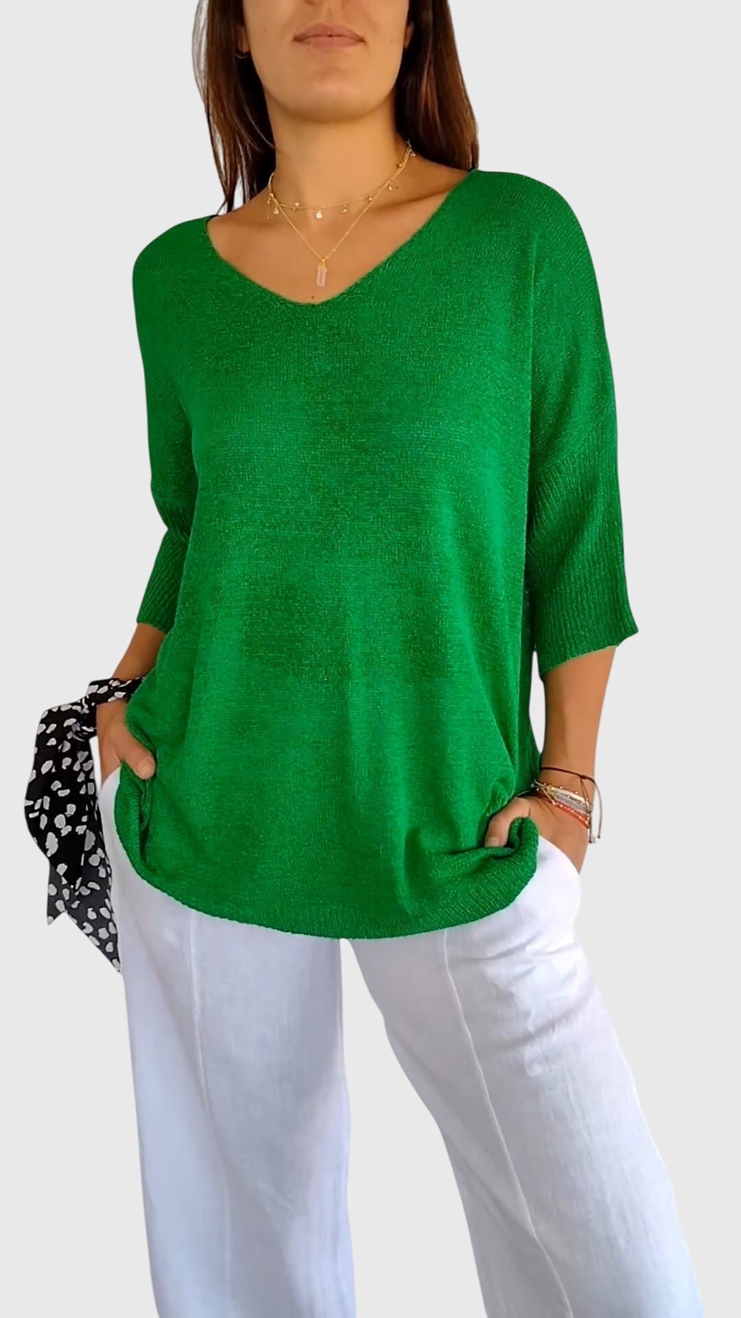 Alitta | Desk-to-Dinner Breathable Knit Silhouette Top