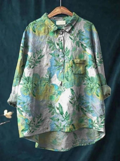 Paulette | Feminine Floral romantic Finish Blouse