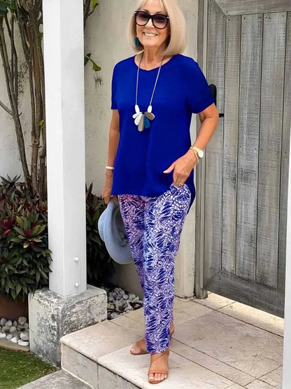 Vittoria | Matching Breathable Wide-Leg Comfort Set