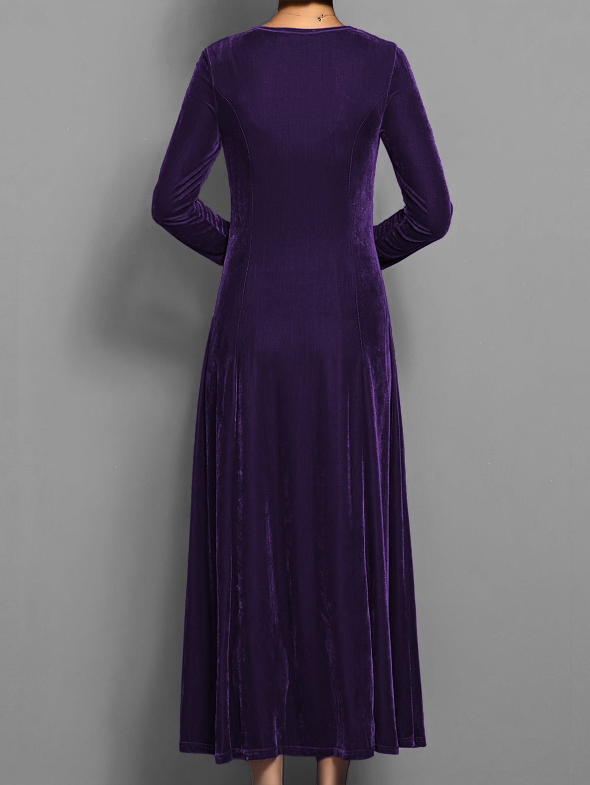 Jolanda | Brunch Velvet A-Line Flair Dress